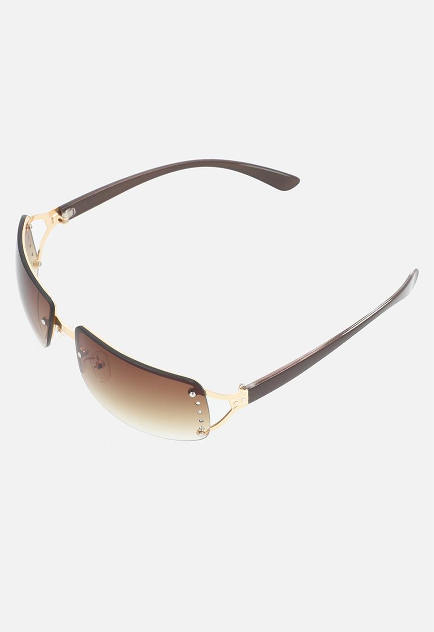 Superbalist - 90s retro sunglasses - brown