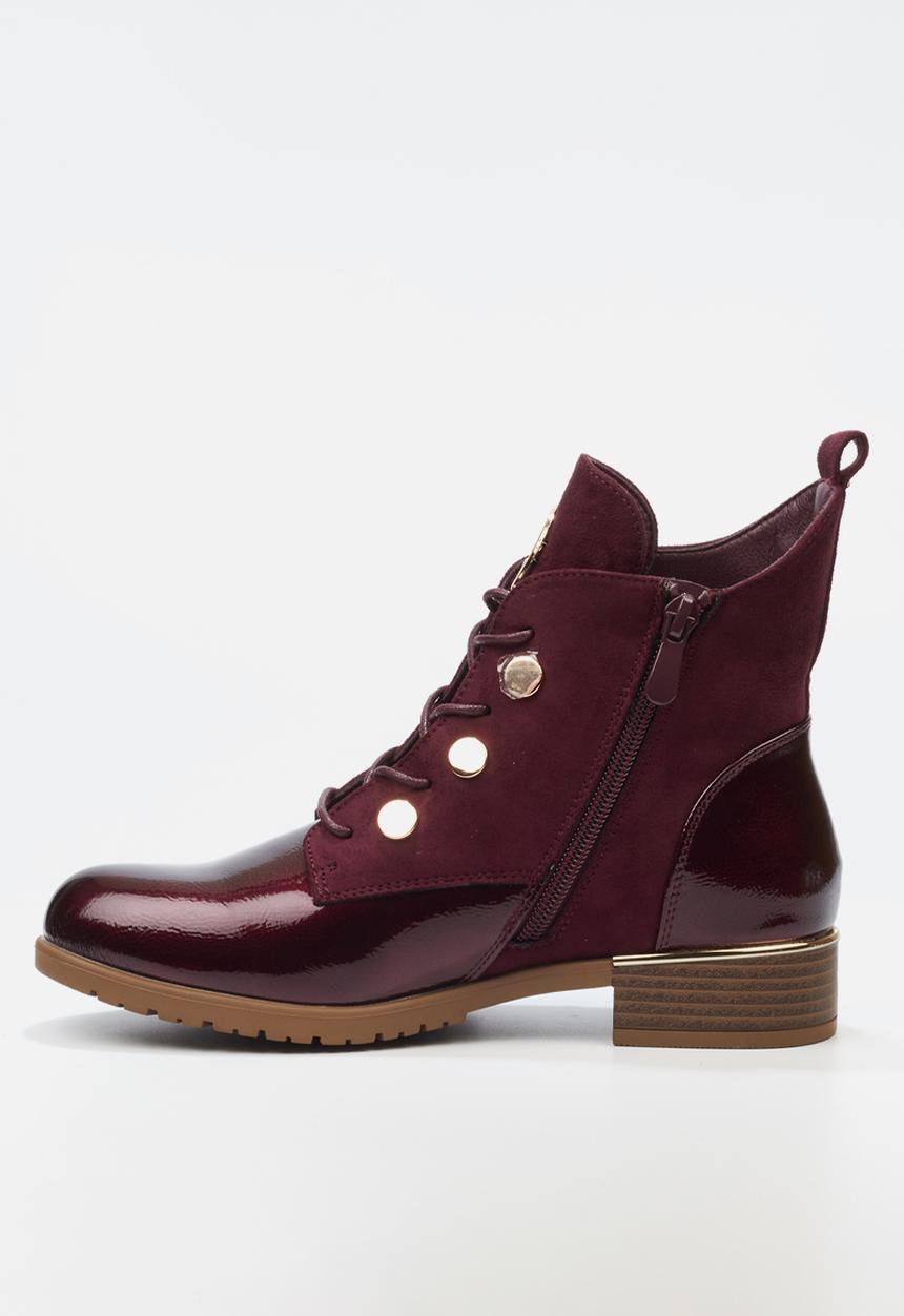 Miss Black - Hadar 11 ankle boot - wine