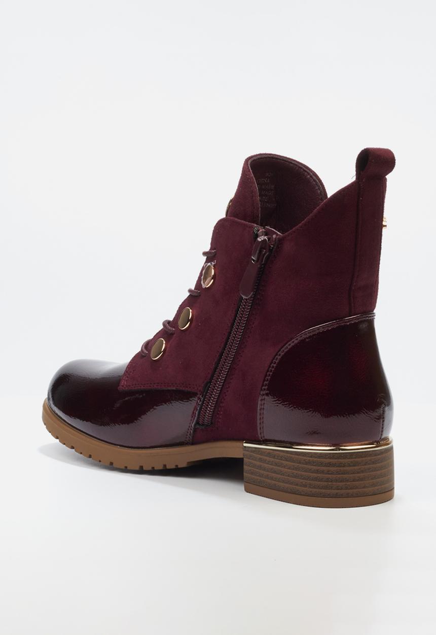 Miss Black - Hadar 11 ankle boot - wine
