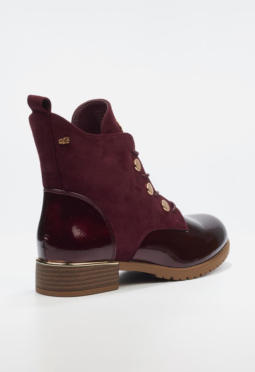 Miss Black - Hadar 11 ankle boot - wine