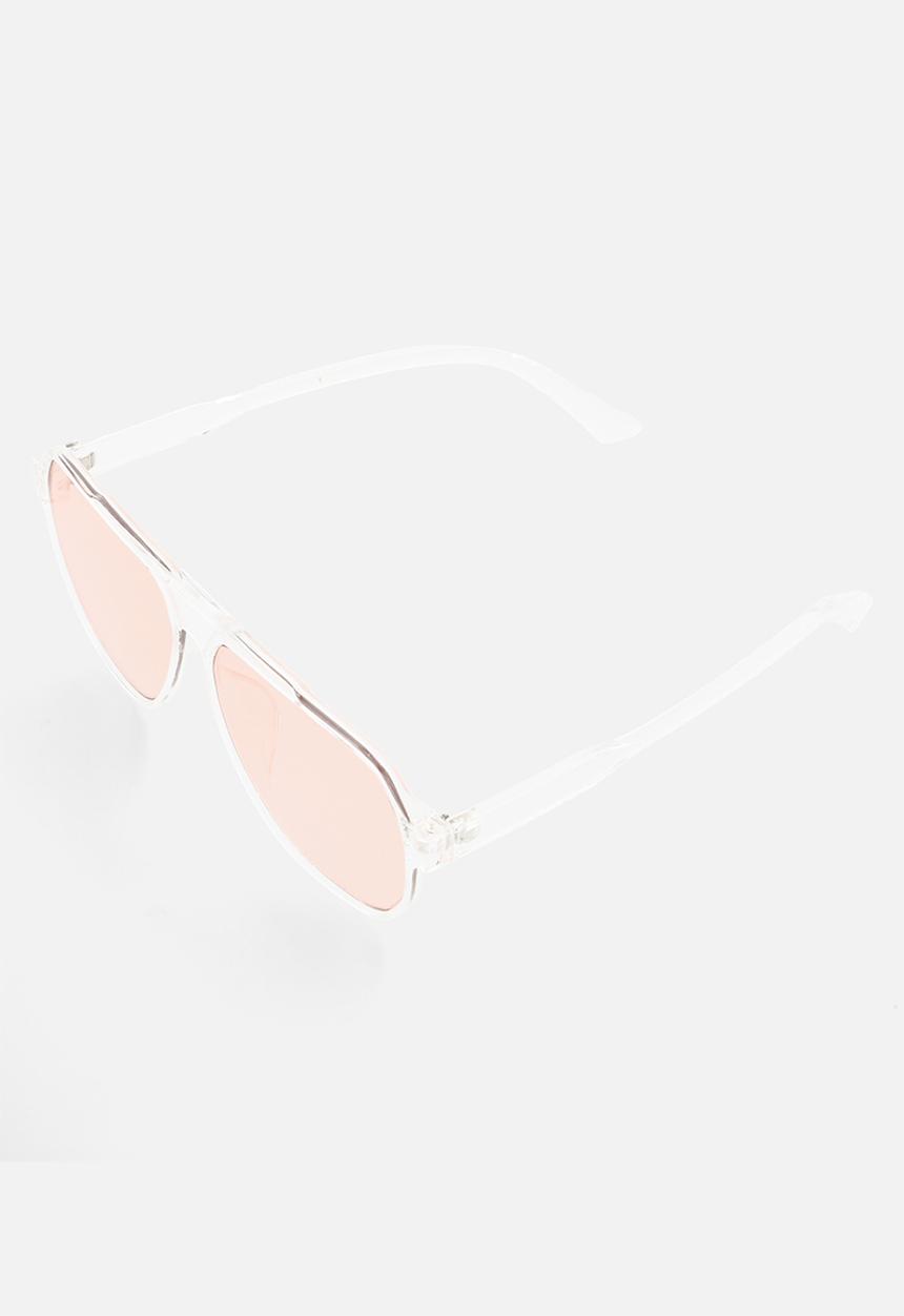 Superbalist - Connie aviator sunglasses - transparent
