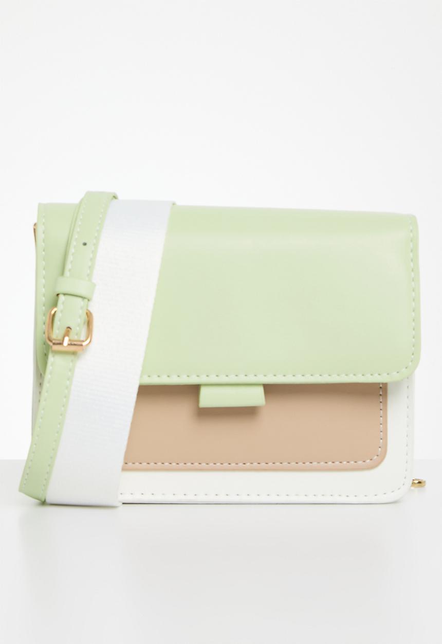 edit - Amira crossbody bag - beige/green