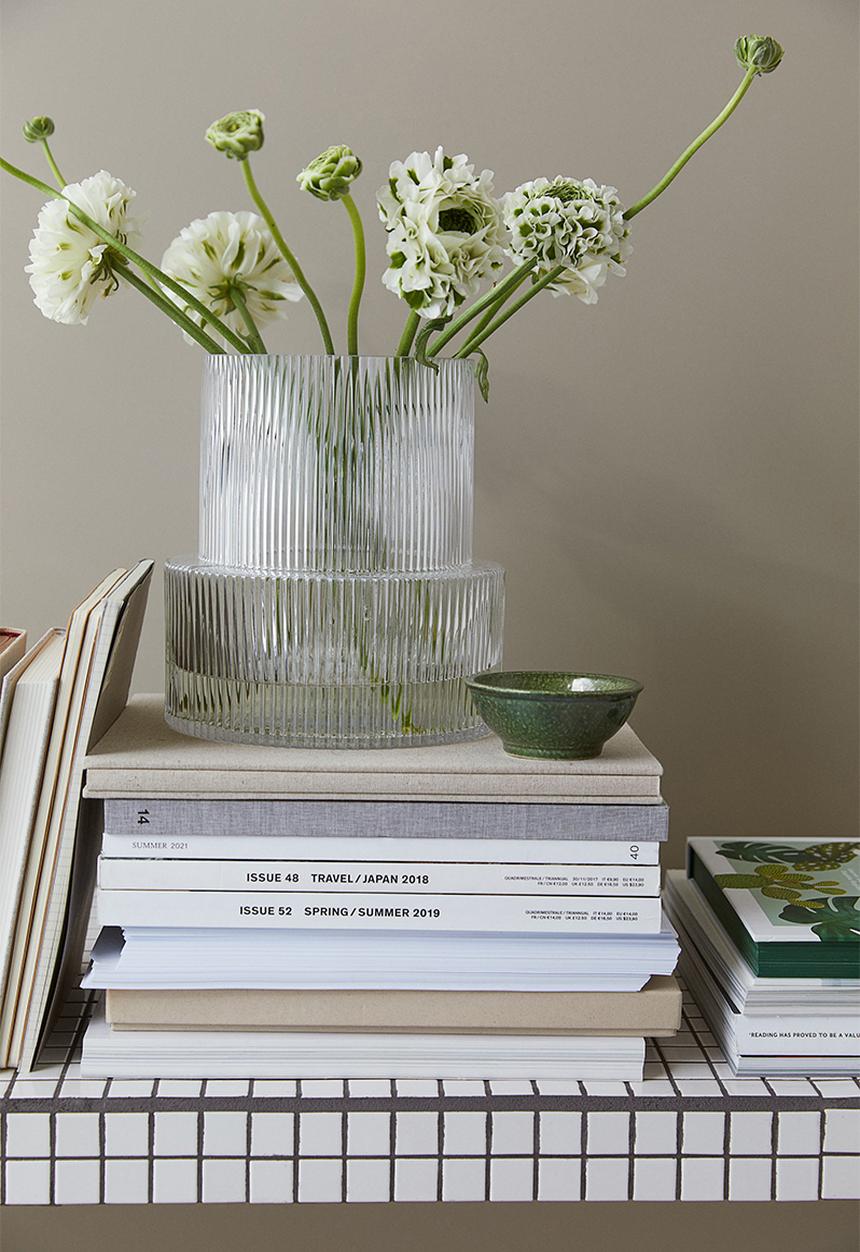 H&M - Glass vase - transparent