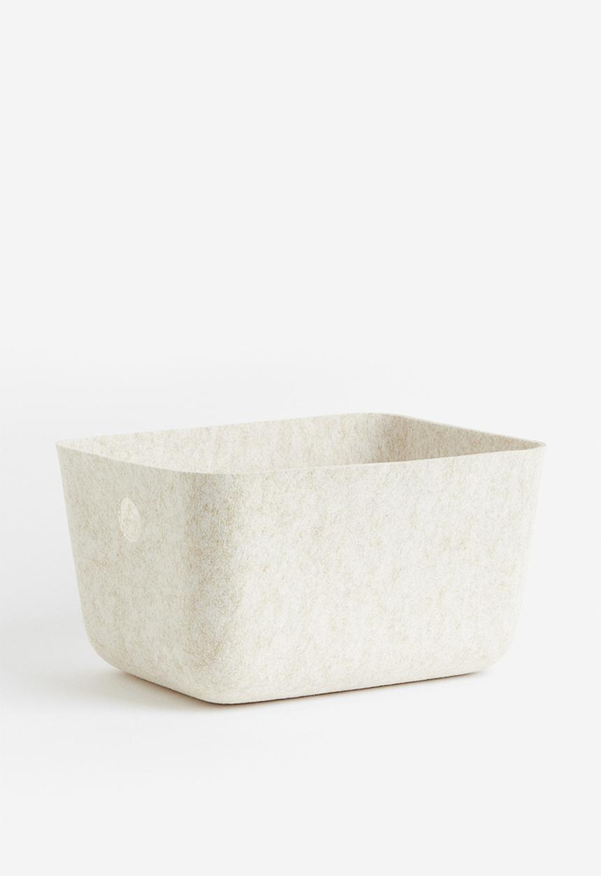 H&M - Large felted storage basket - beige
