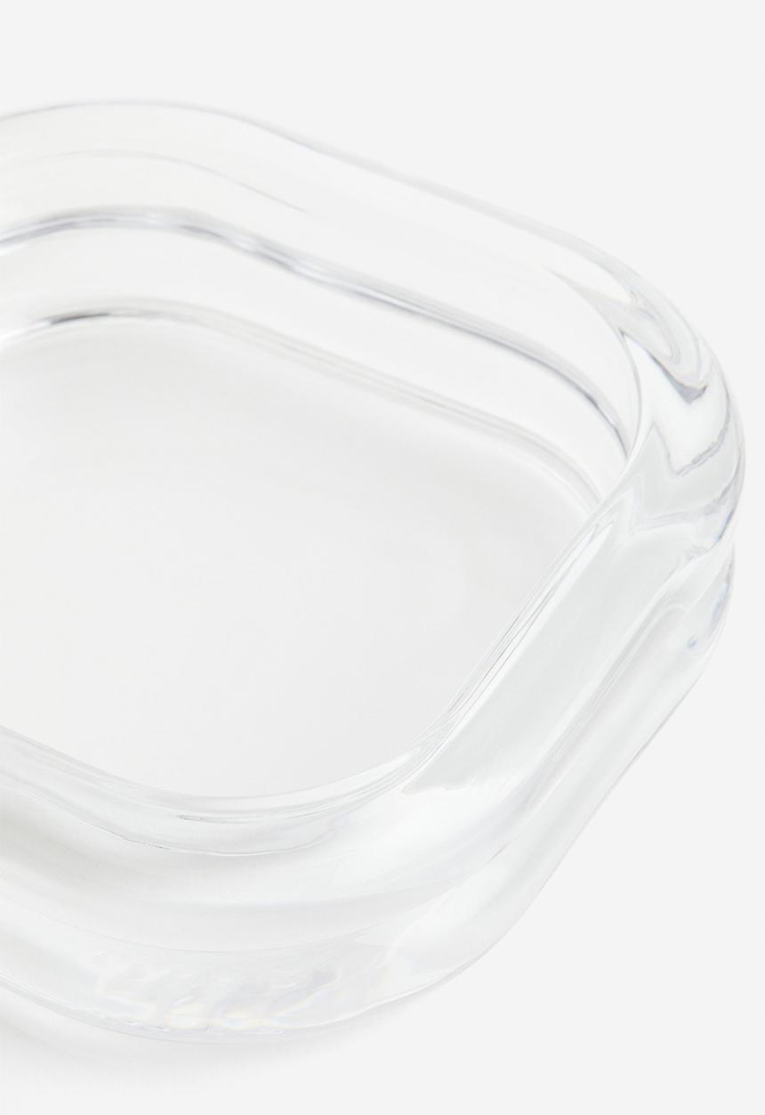 H&M - Glass tray - transparent