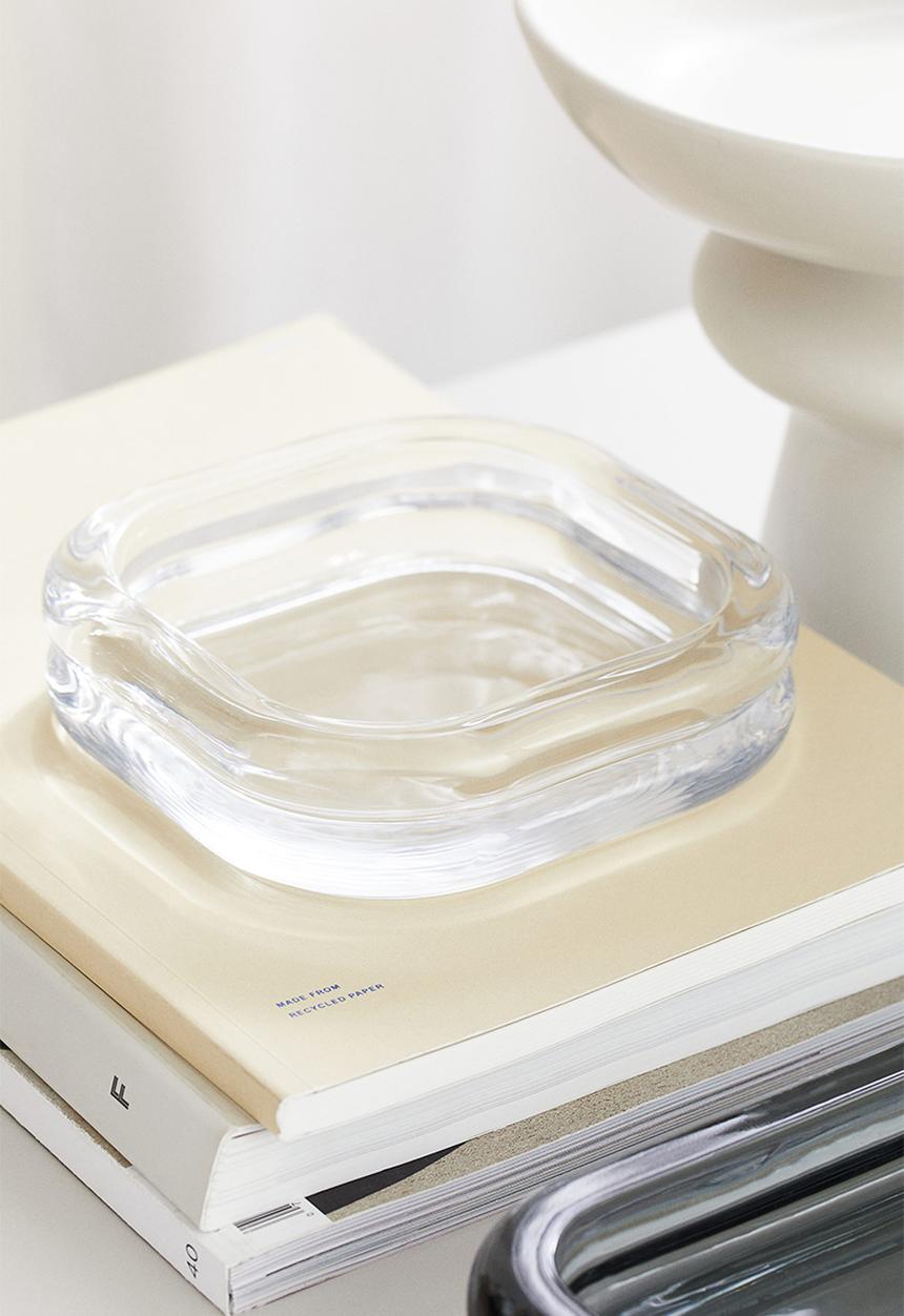 H&M - Glass tray - transparent