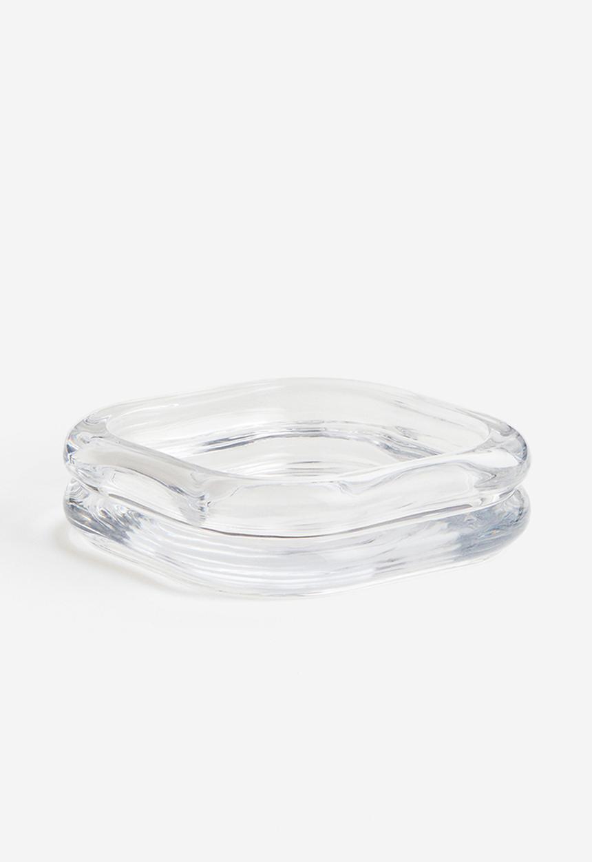 H&M - Glass tray - transparent
