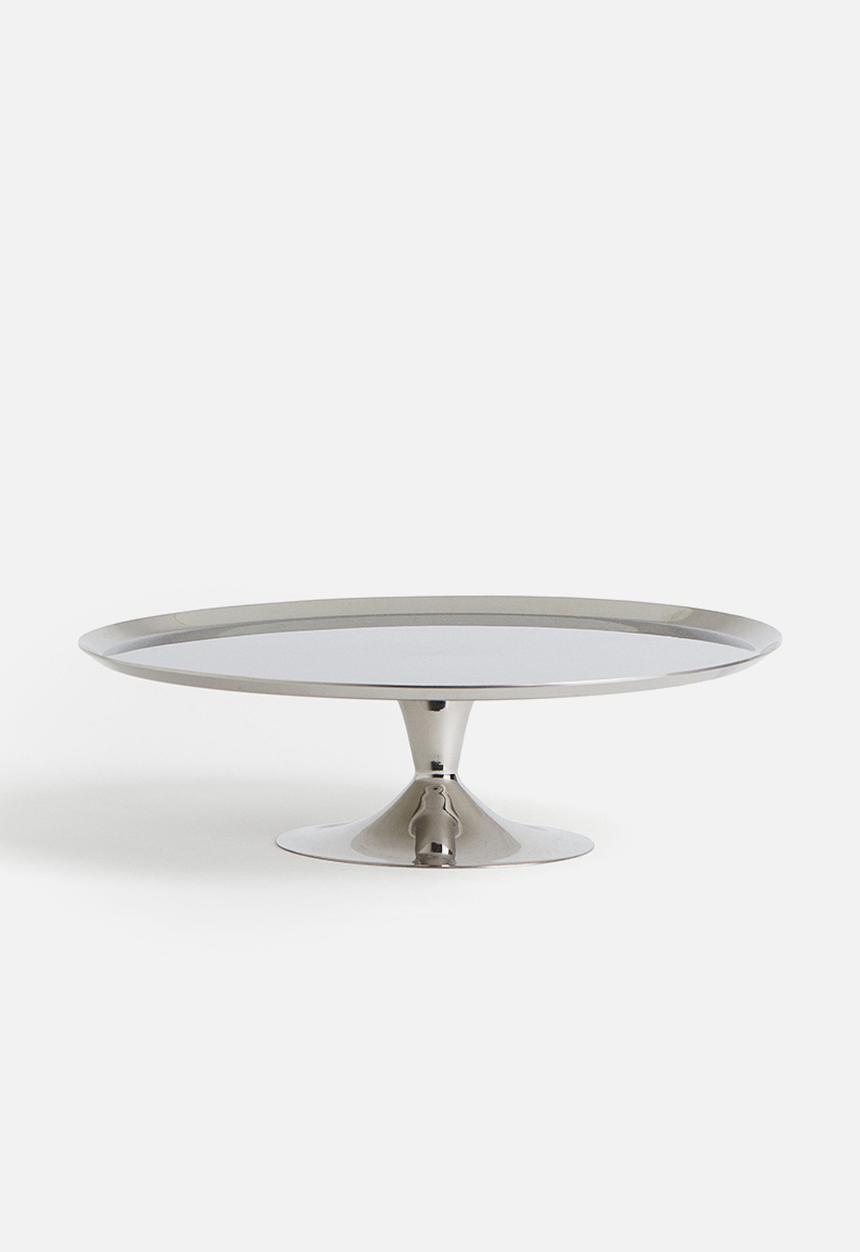 H&M - Metal cake stand - silver