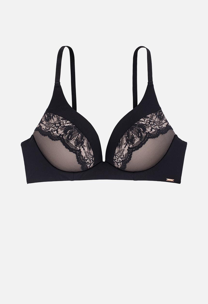 DORINA - Plus Dhara light padded soft bra - black
