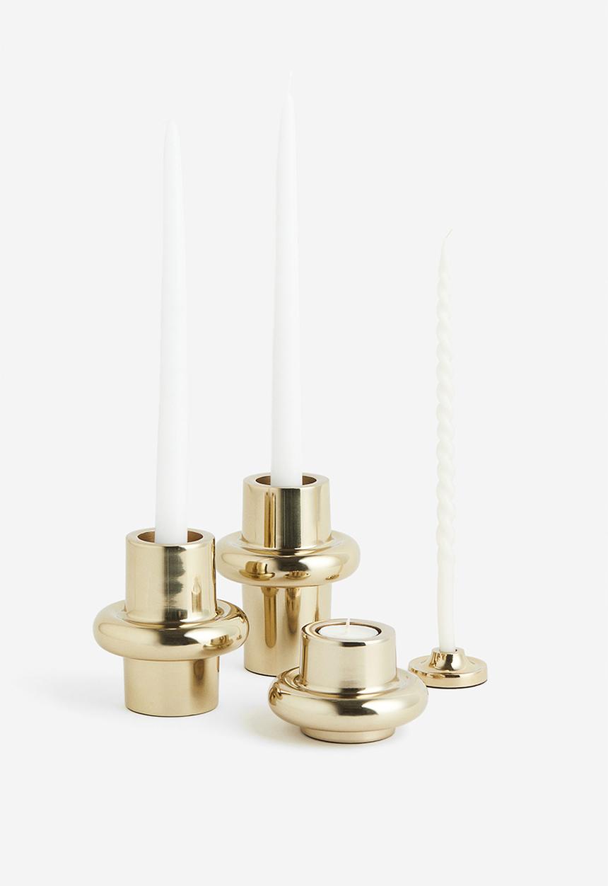 H&M - Metal candlestick - gold