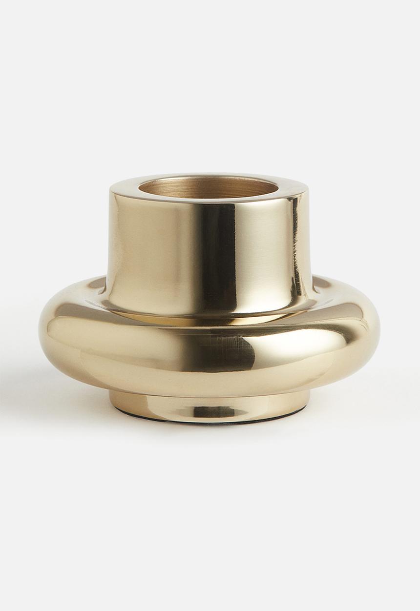 H&M - Metal candlestick - gold