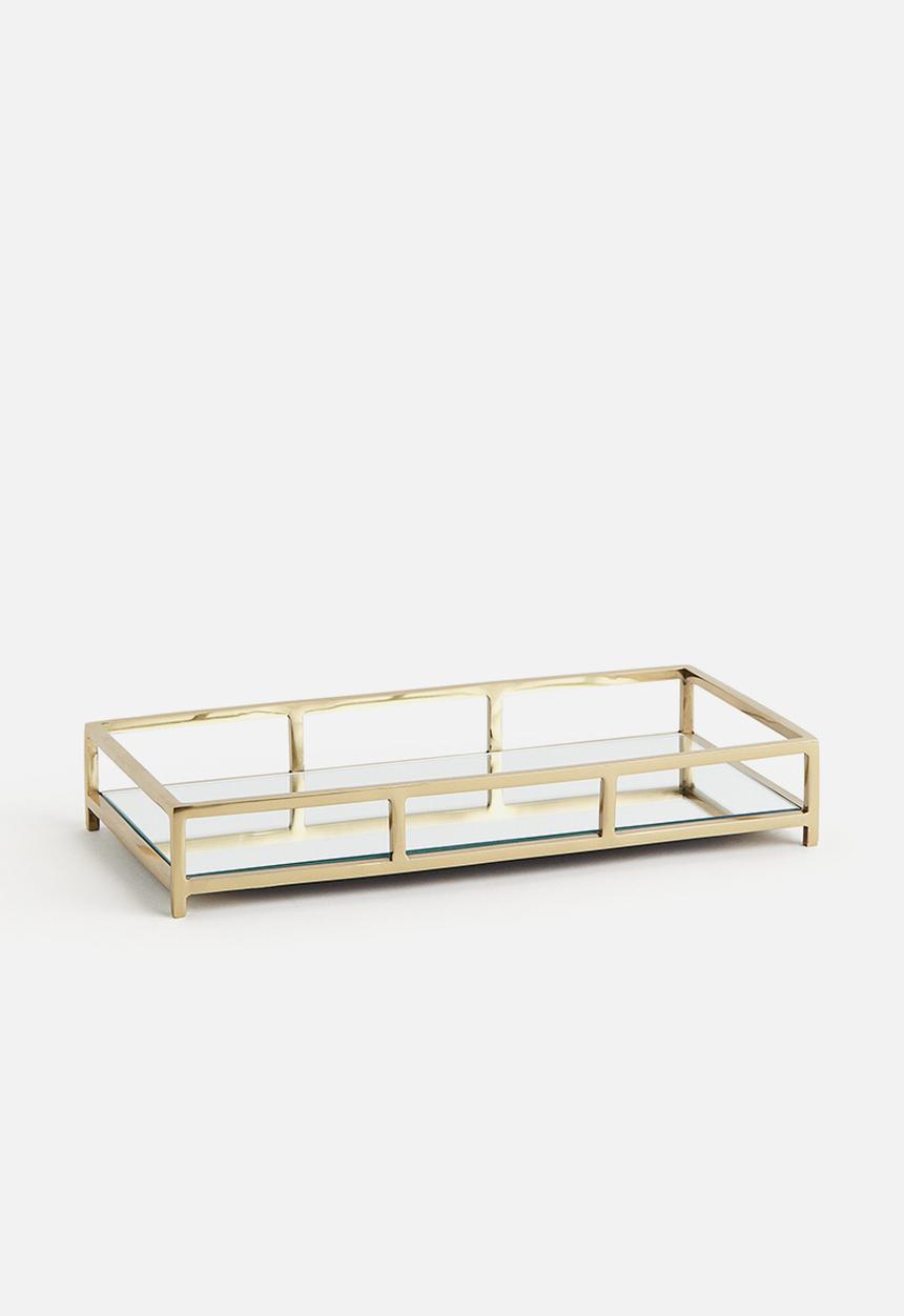 H&M - Mirror tray - gold