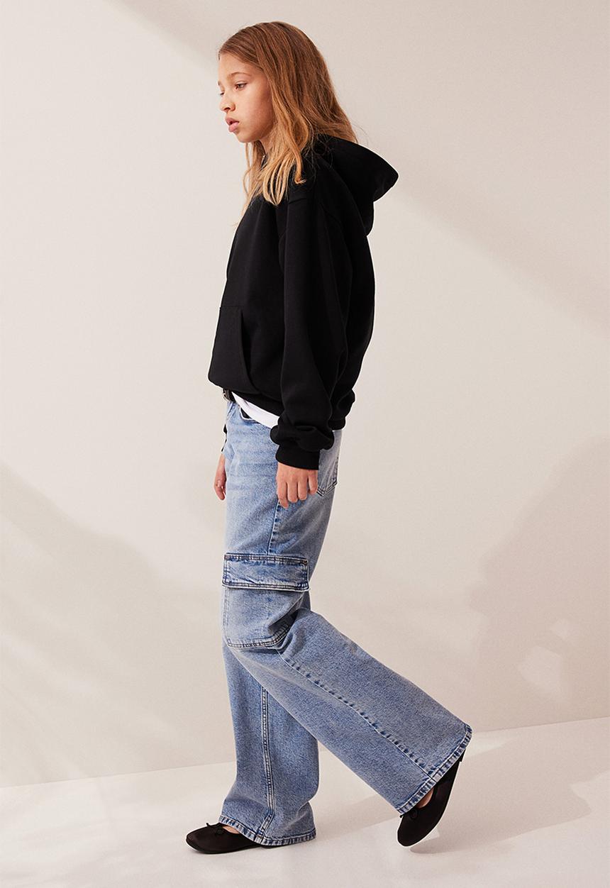 H&M - Oversized hoodie - black
