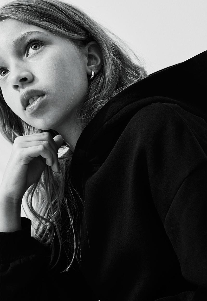 H&M - Oversized hoodie - black