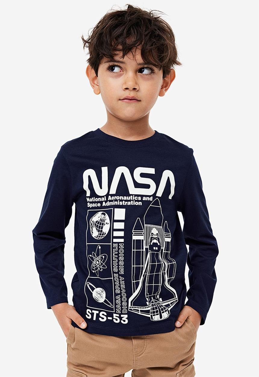 H&M - Long-sleeved t-shirt - blue