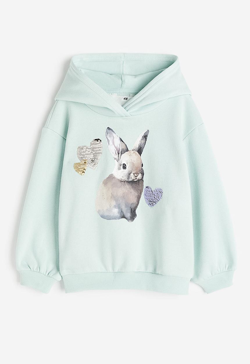 H&M - Printed hoodie - green