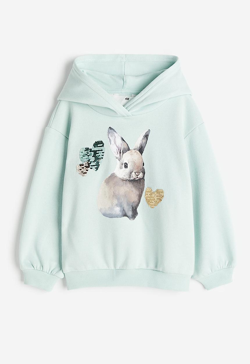 H&M - Printed hoodie - green