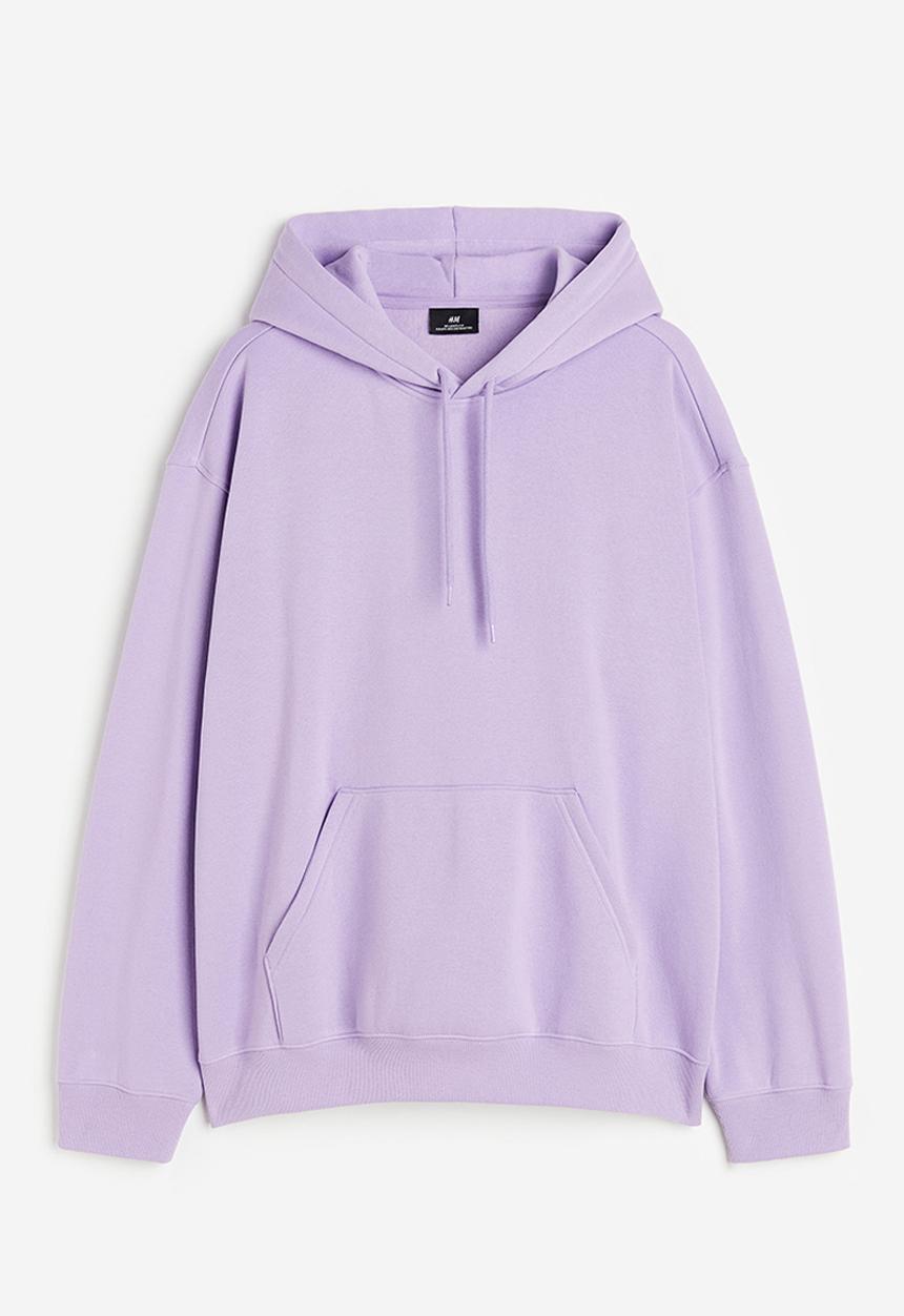 H&M - Loose fit hoodie - purple