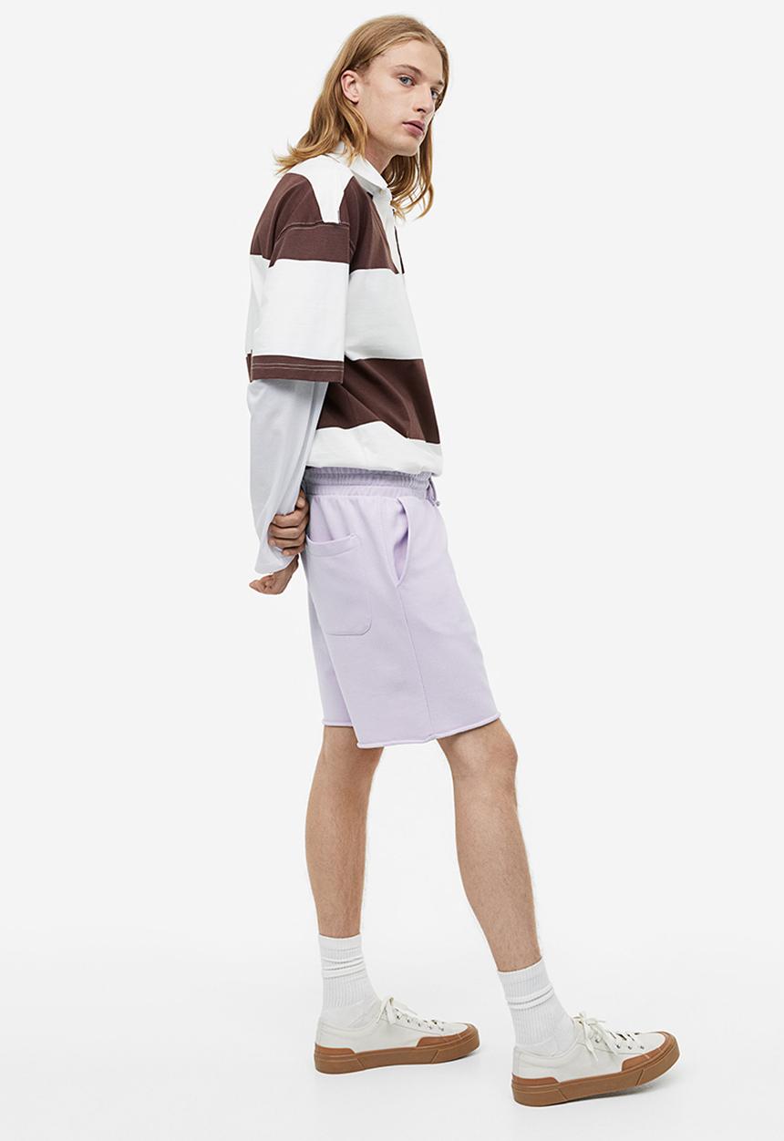 H&M - Regular fit sweatshorts - purple