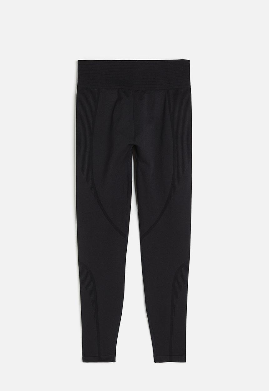 H&M - Drymove™ seamless shaping sports tights - black