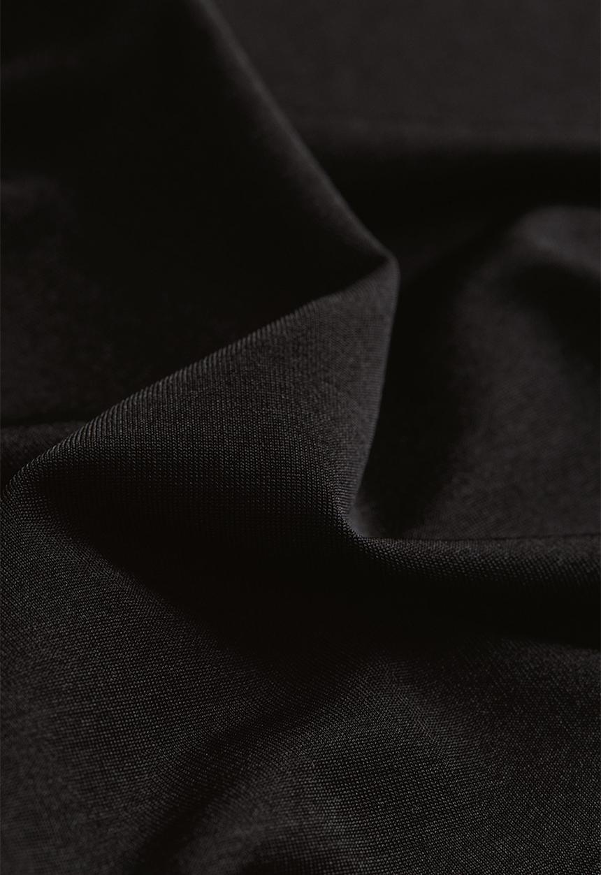 H&M - Draped jersey dress - black