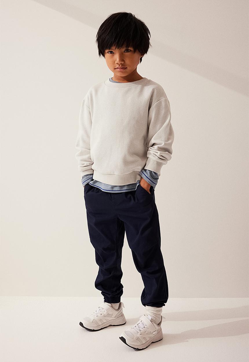 H&M - Twill joggers - blue