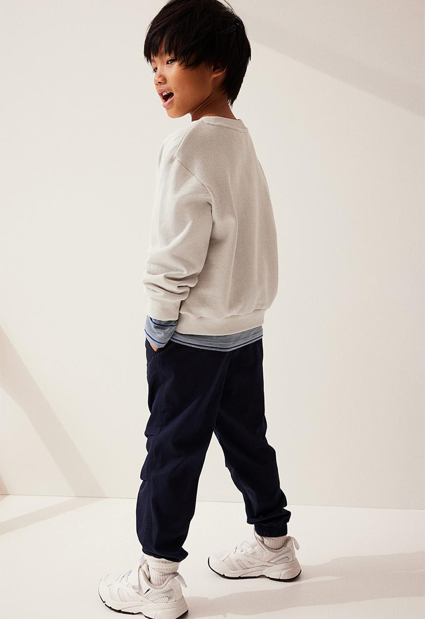 H&M - Twill joggers - blue