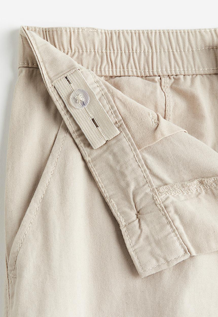 H&M - Wide cargo trousers - beige
