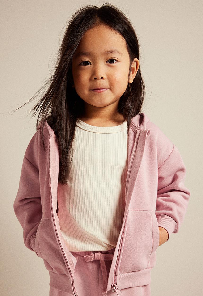 H&M - Zip-through hoodie - pink