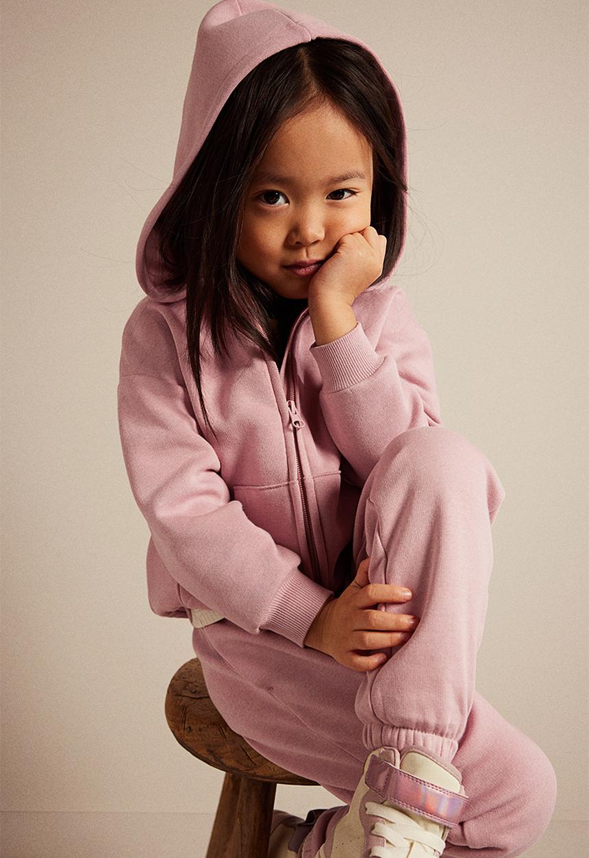 H&M - Zip-through hoodie - pink