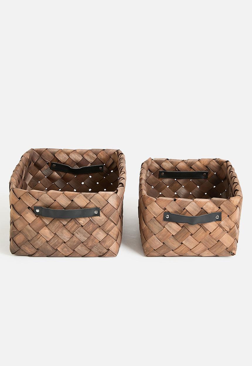 Storage Solutions - Nested storage basket set of 3 - natural