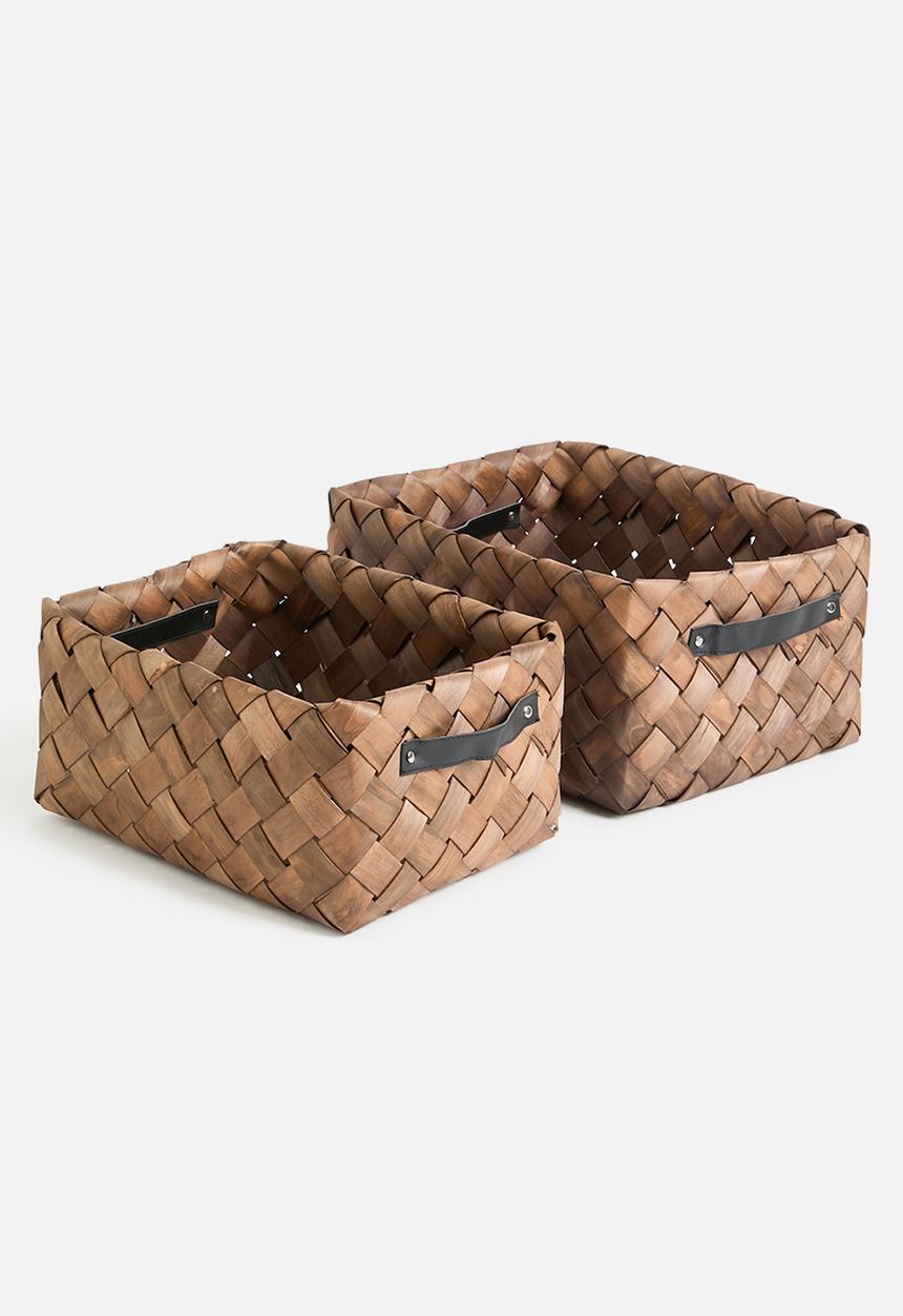 Storage Solutions - Nested storage basket set of 3 - natural