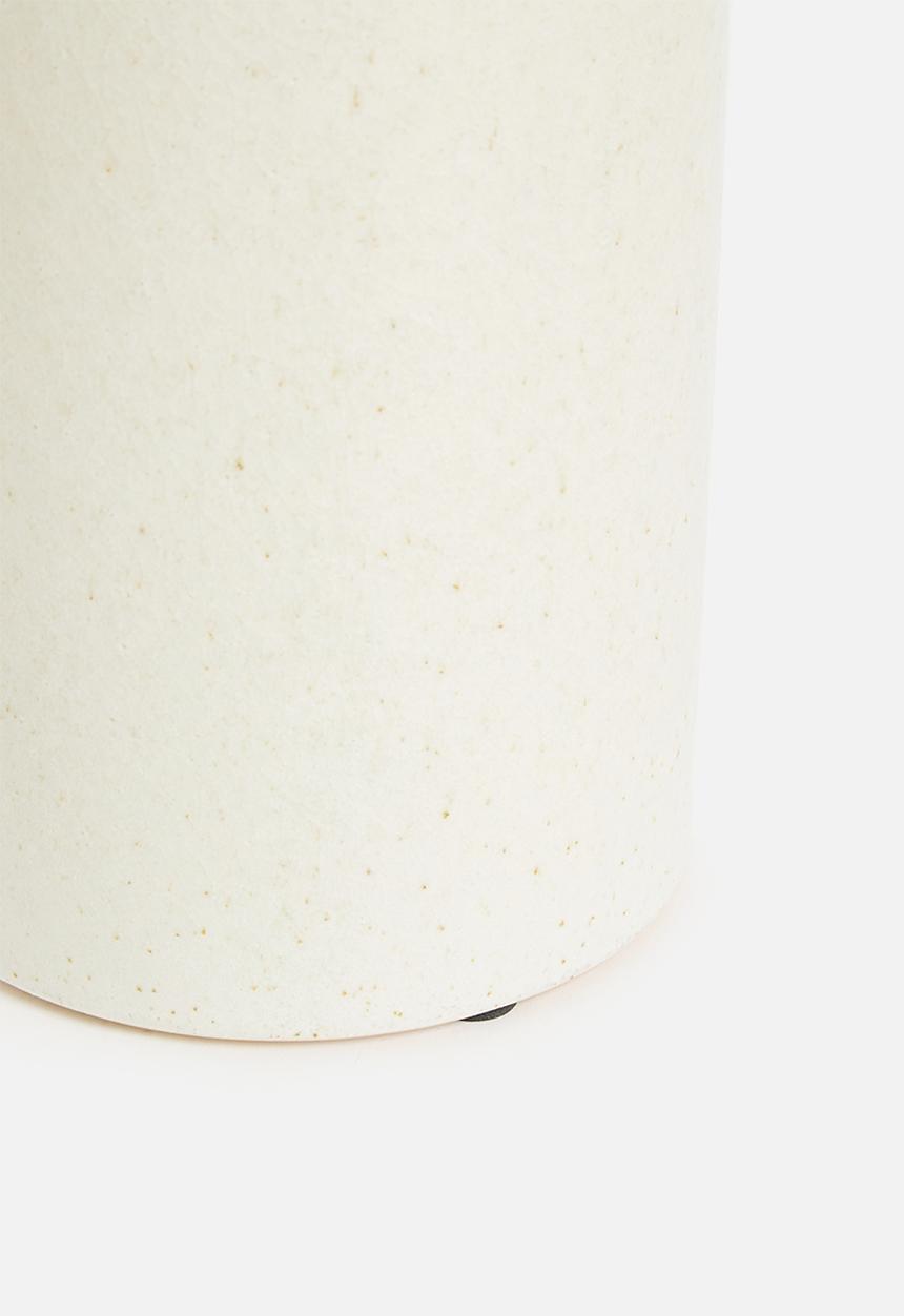 H&S - Ceramic matt sandy vase - grey