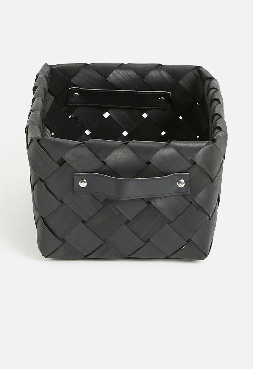 Storage Solutions - Nested storage basket set of 3 - black