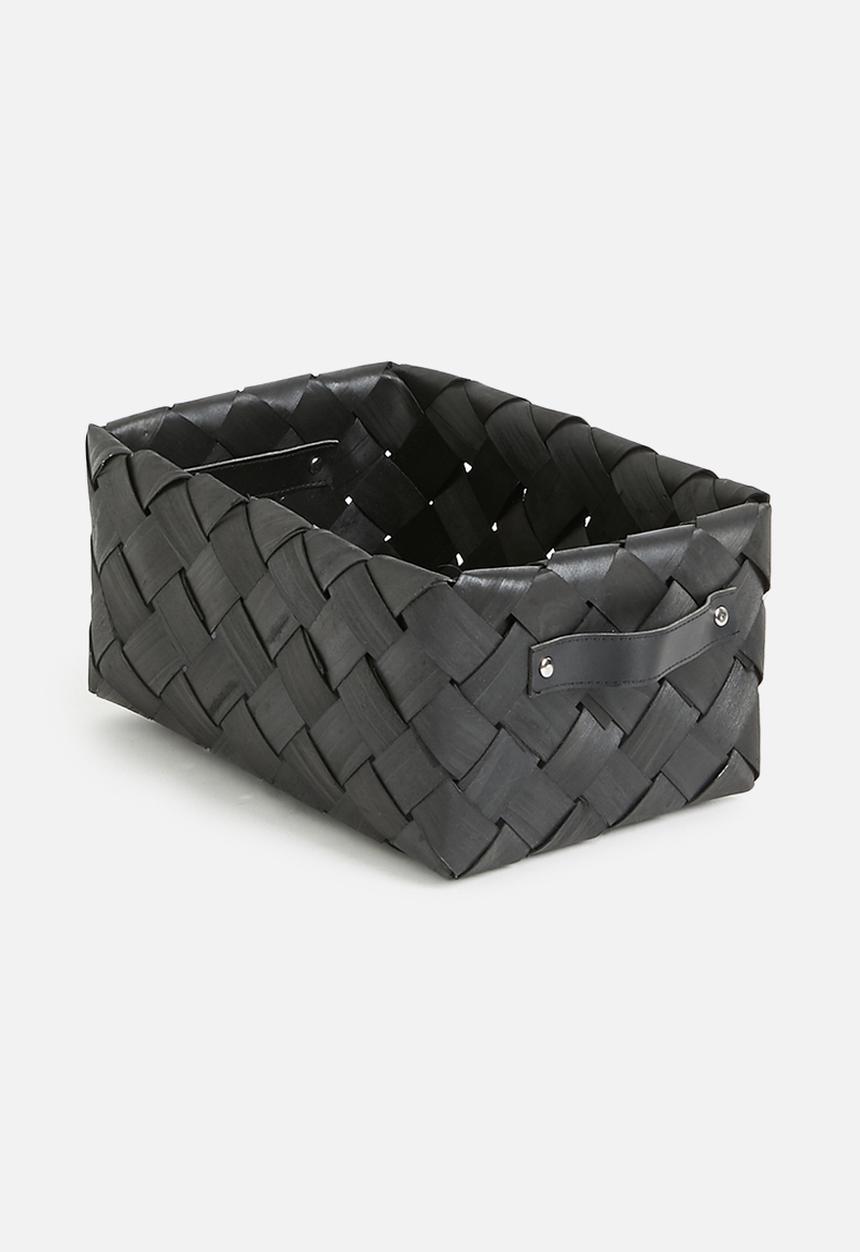 Storage Solutions - Nested storage basket set of 3 - black