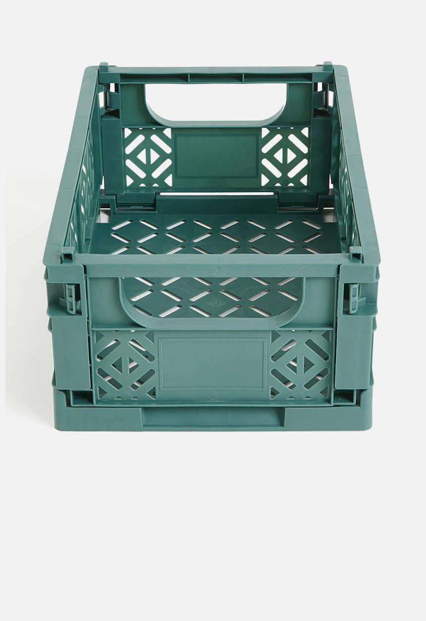 Storage Solutions - Foldable storage crate - green