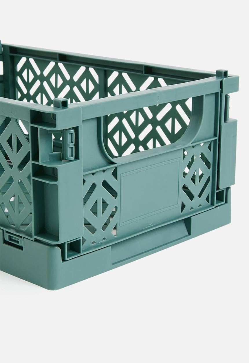Storage Solutions - Foldable storage crate - green