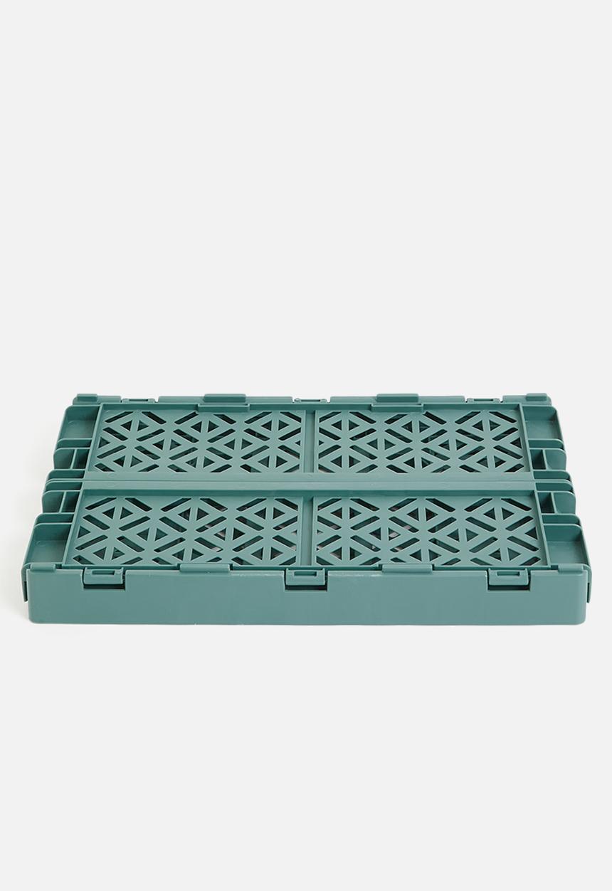 Storage Solutions - Foldable storage crate - green
