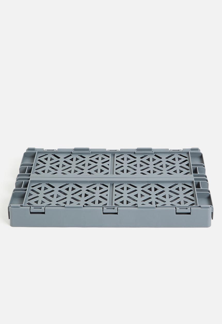 Storage Solutions - Foldable storage crate - grey