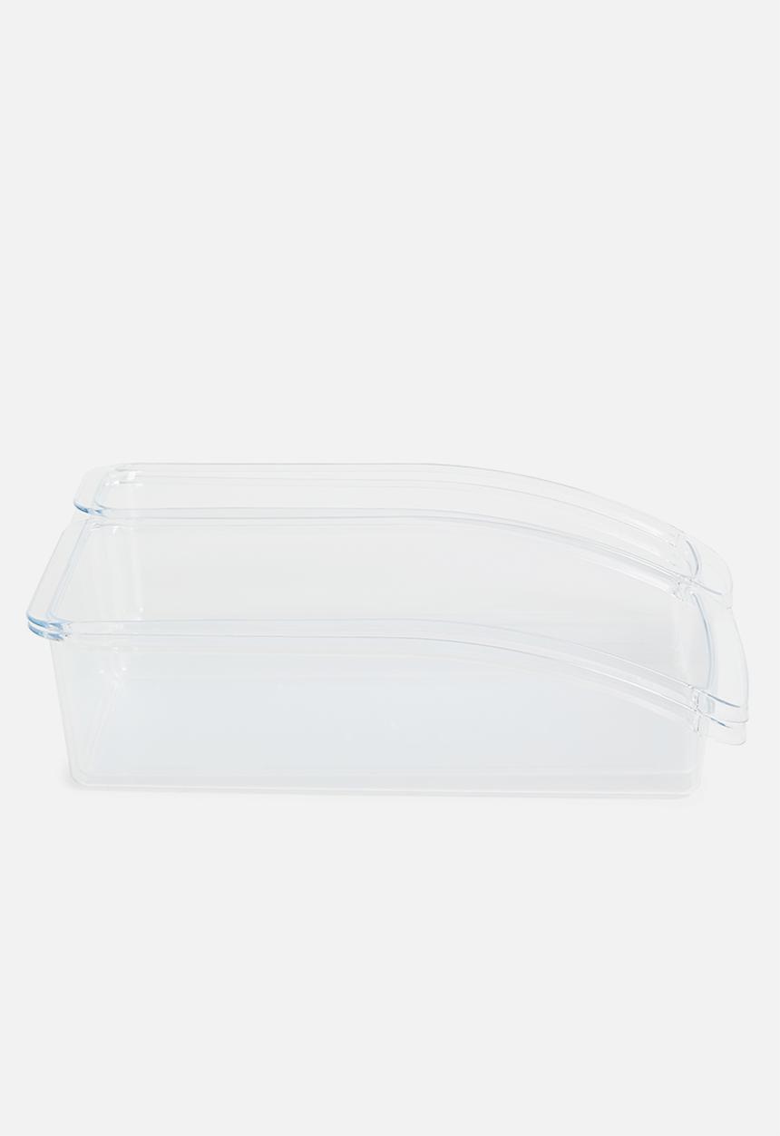 Excellent Houseware - Fridge organizer set of 3 - clear