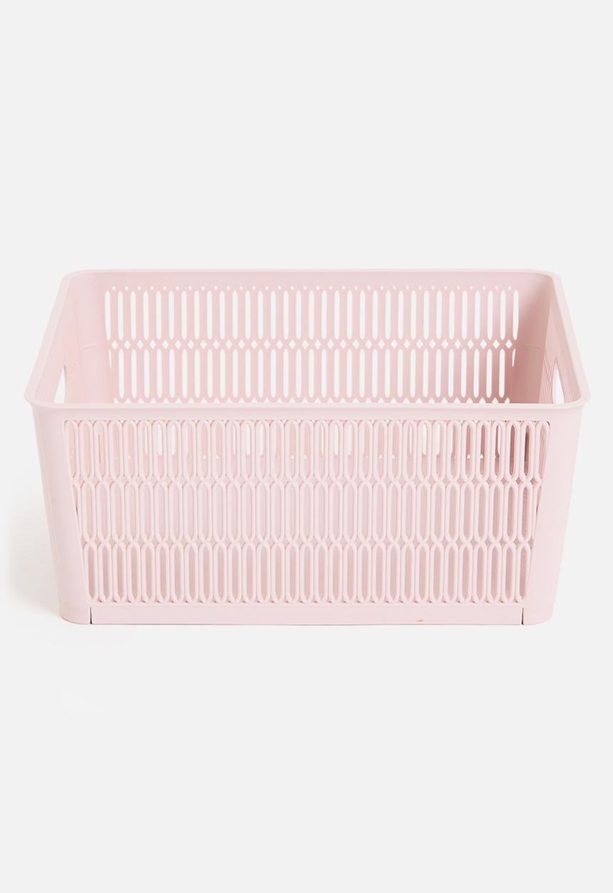 Storage Solutions - Meshy storage basket set of 2 - pink