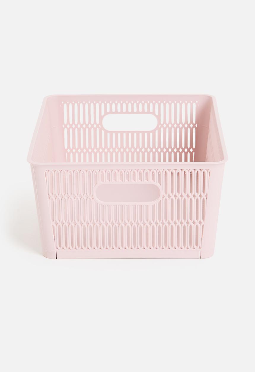 Storage Solutions - Meshy storage basket set of 2 - pink