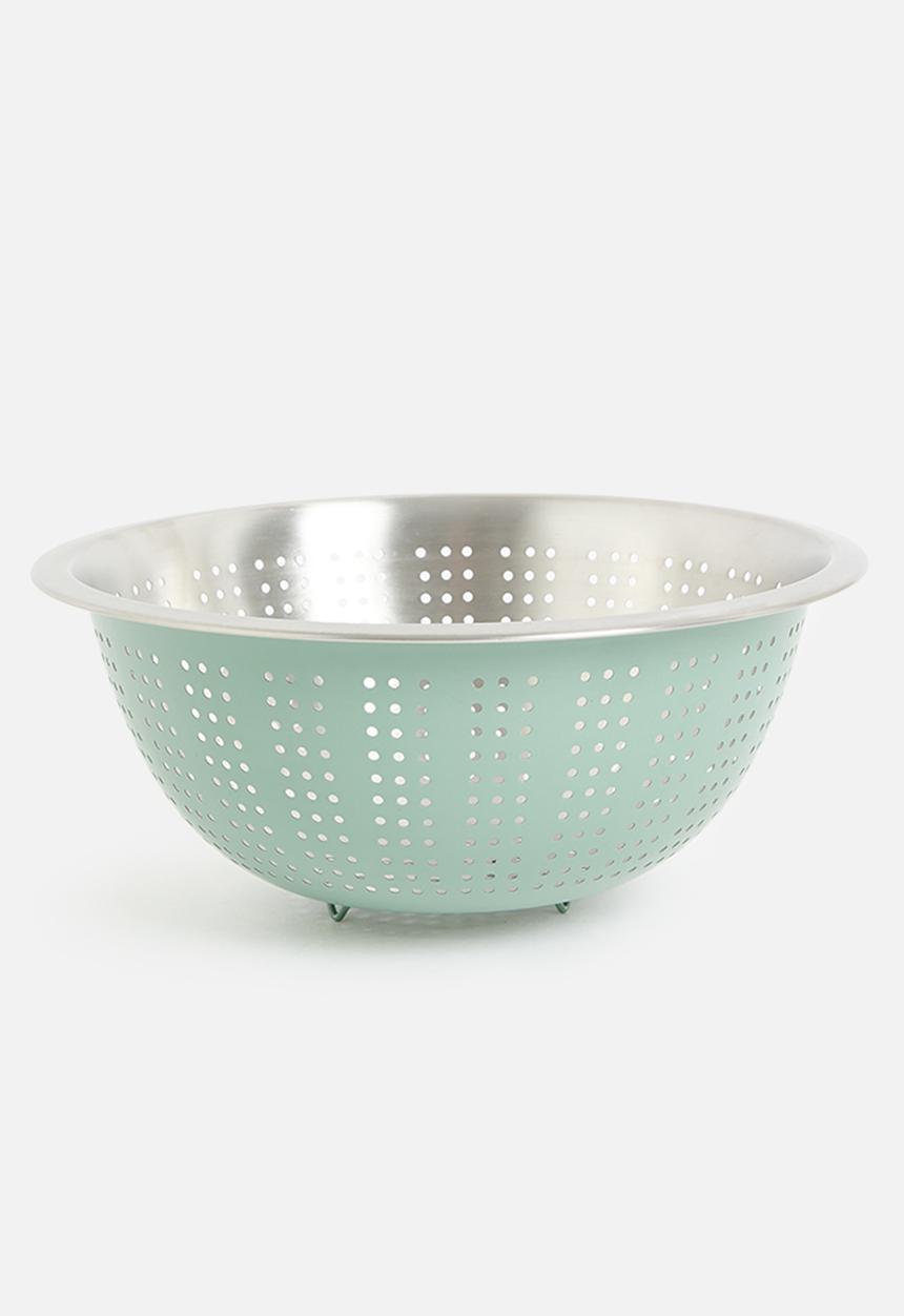 Excellent Houseware - Vevo stainless steel colande - Sage