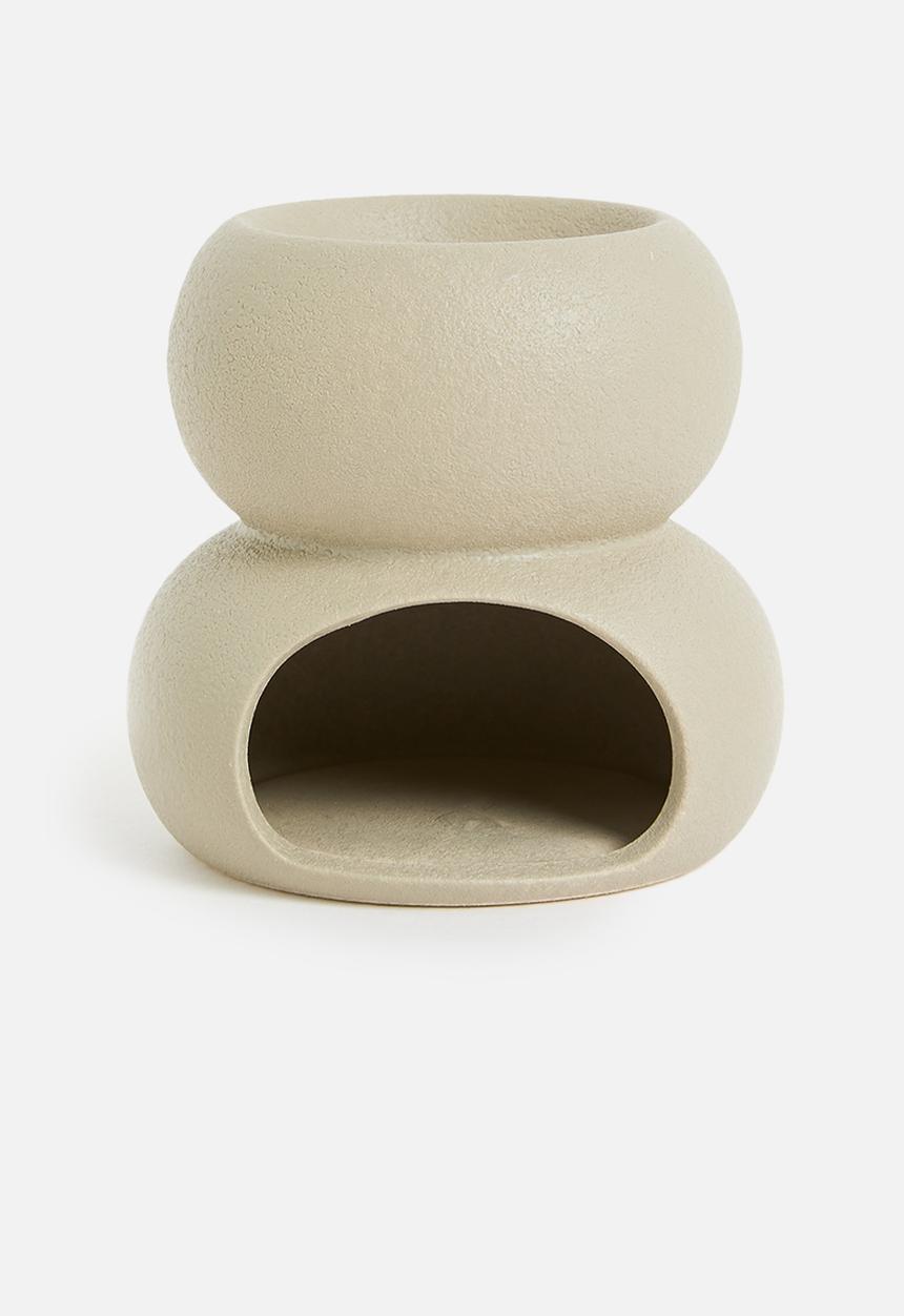 H&S - Pebble oil burner - taupe