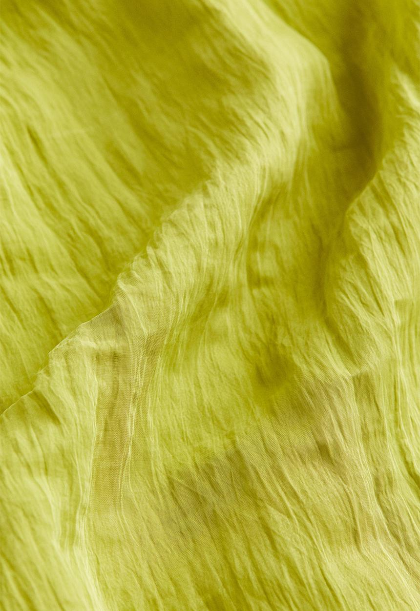 H&M - Crinkled dress - Lime green