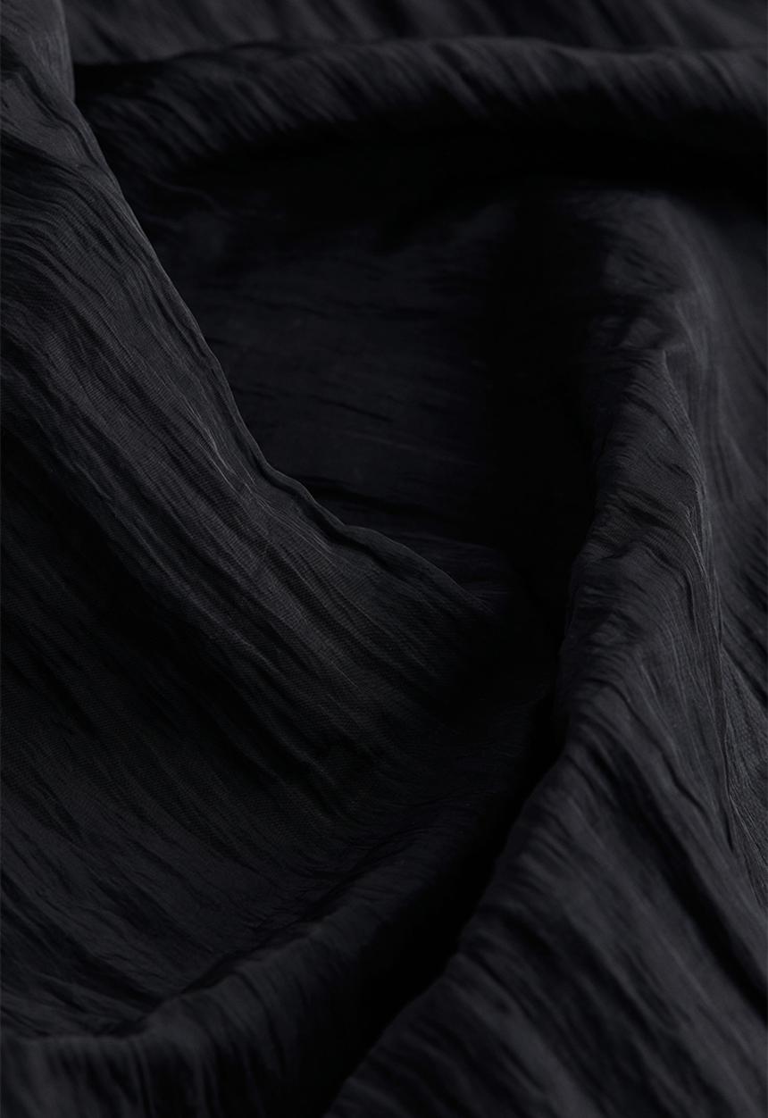 H&M - Crinkled dress - black