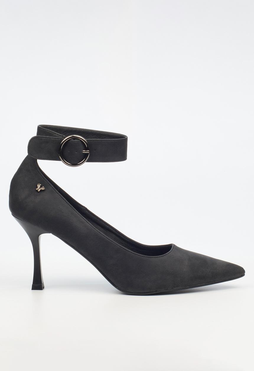 Butterfly Feet - Mindy 1 ankle strap court - black