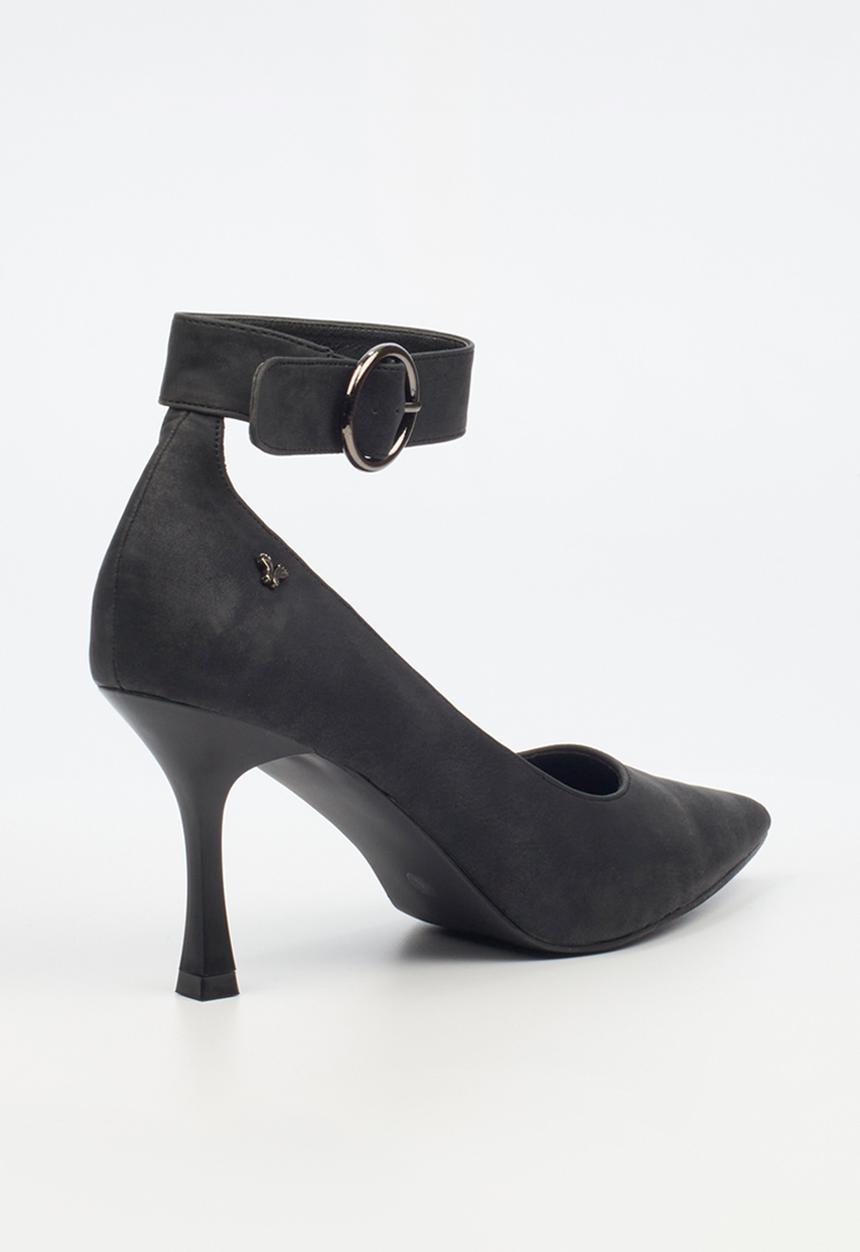 Butterfly Feet - Mindy 1 ankle strap court - black