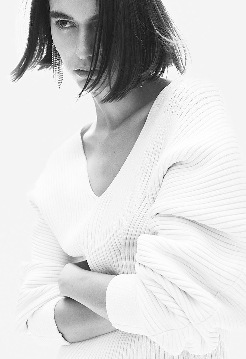 H&M - Rib-knit jumper - cream