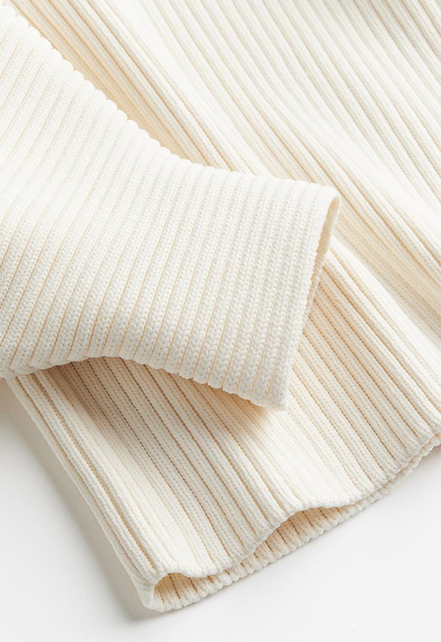 H&M - Rib-knit jumper - cream